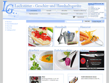 Tablet Screenshot of geschirrshop.com